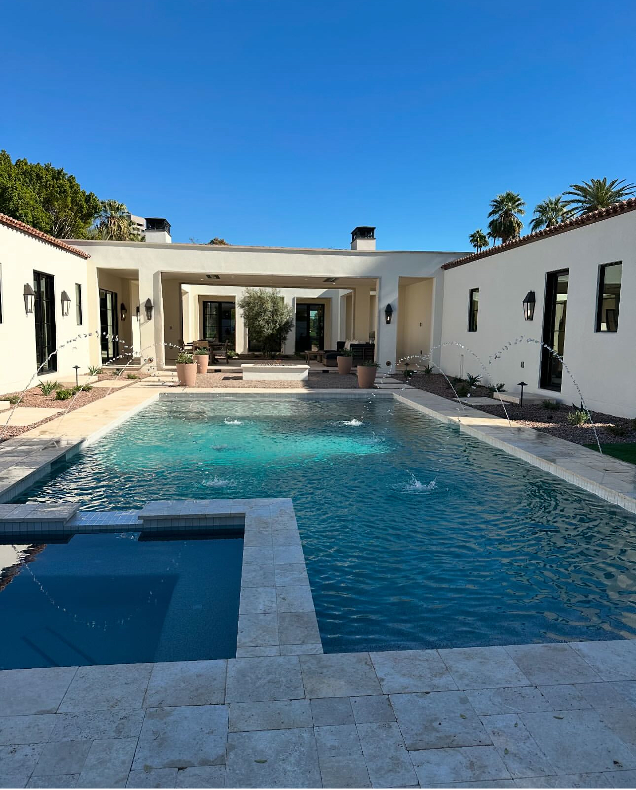 Desert Resort Backyard Pool