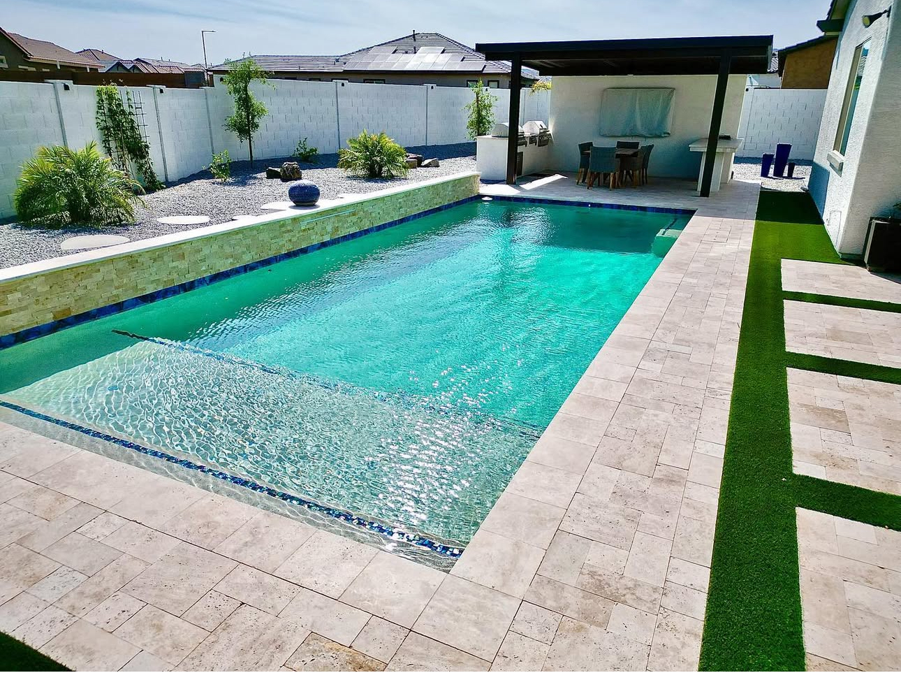 Luxury Gunite Pool with Spa